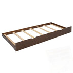 Lit Plateforme de Rangement en Bois avec 2 Grands Tiroirs et Lit Gigogne Jumeau XL