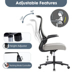 Fauteuil de bureau ergonomique confortable avec fonctions réglables pour un soutien et une détente optimaux.