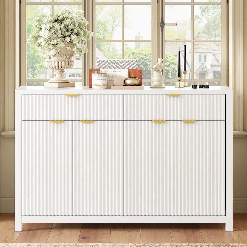 Meuble de rangement avec étagères réglables sur 3 niveaux