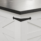 Table basse de ferme carrée en bois avec grand compartiment de rangement caché, plateau relevable à charnières, pour salon