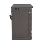 Lit Escamotable Cube en Pin Massif avec Station de Charge et Grand Tiroir de Rangement