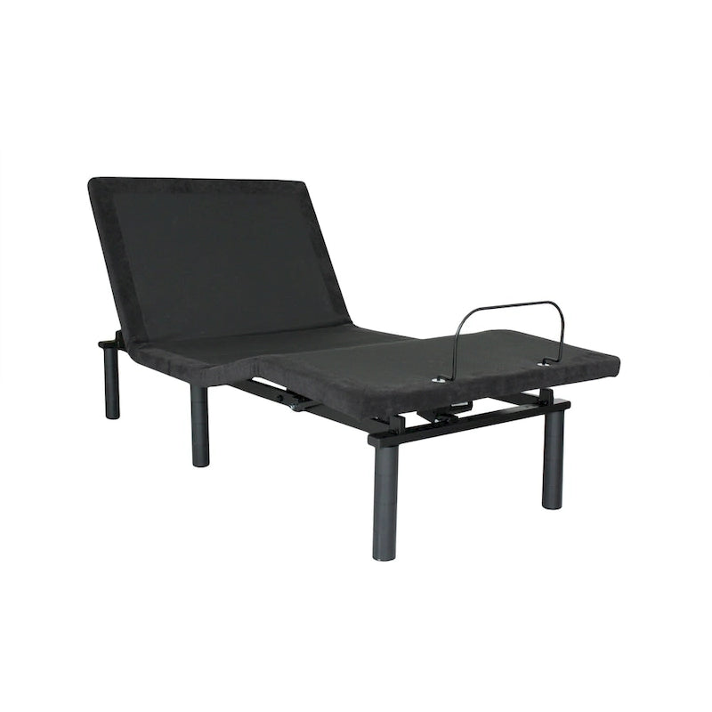 Sommier Électrique Réglable Noir Antique Twin XL avec Télécommande