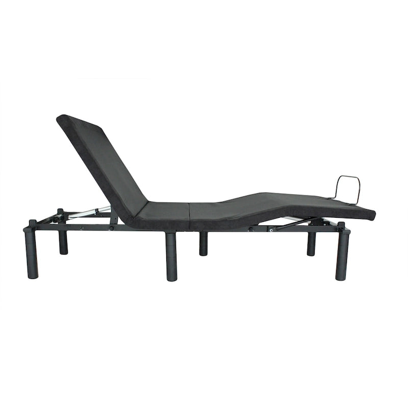 Sommier Électrique Réglable Noir Antique Twin XL avec Télécommande