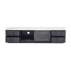 Meuble TV de 160 cm avec 4 tiroirs et grand meuble de rangement pour TV jusqu'à 70 pouces