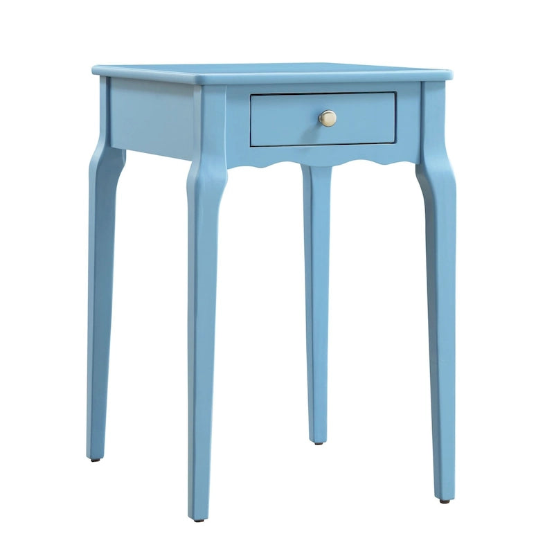 Table d'appoint en bois à 1 tiroir Daniella