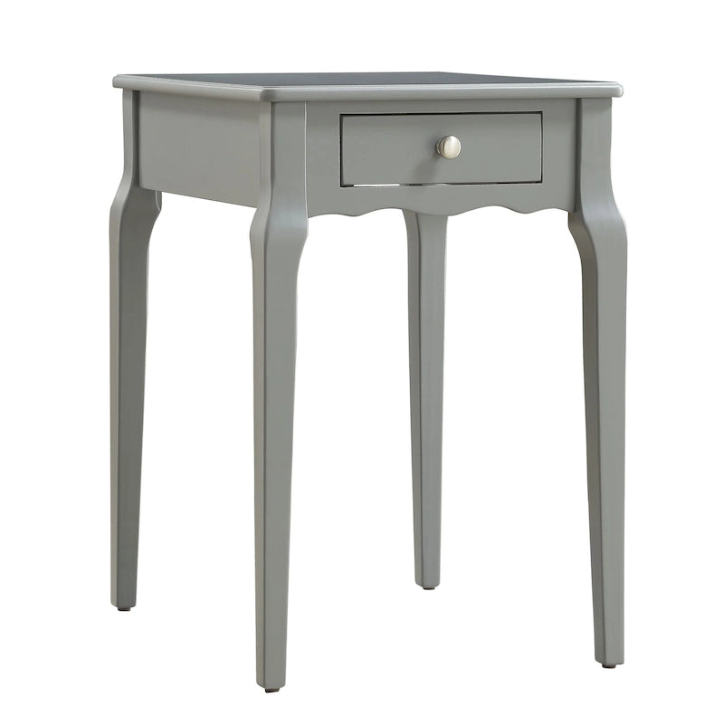 Table d'appoint en bois à 1 tiroir Daniella