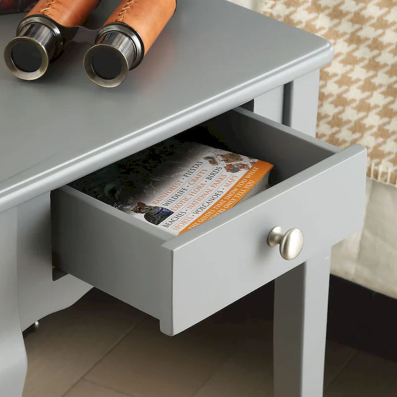 Table d'appoint en bois à 1 tiroir Daniella