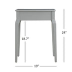 Table d'appoint en bois à 1 tiroir Daniella