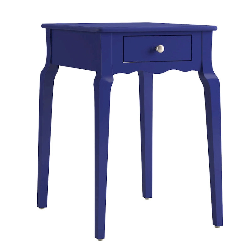 Table d'appoint en bois à 1 tiroir Daniella
