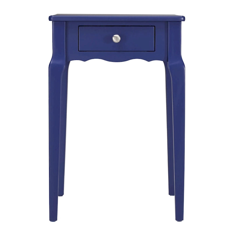 Table d'appoint en bois à 1 tiroir Daniella