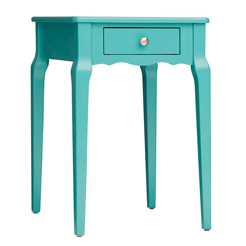 Table d'appoint en bois à 1 tiroir Daniella