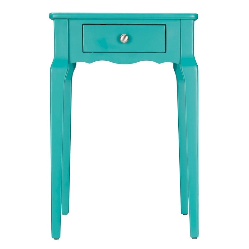 Table d'appoint en bois à 1 tiroir Daniella
