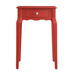 Table d'appoint en bois à 1 tiroir Daniella