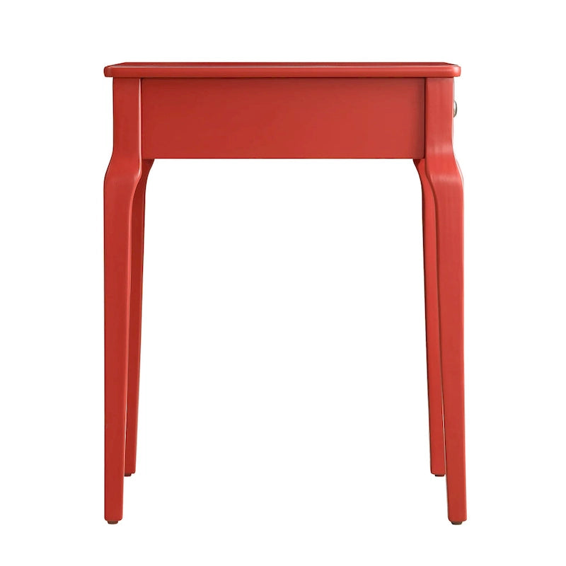 Table d'appoint en bois à 1 tiroir Daniella