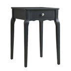 Table d'appoint en bois à 1 tiroir Daniella