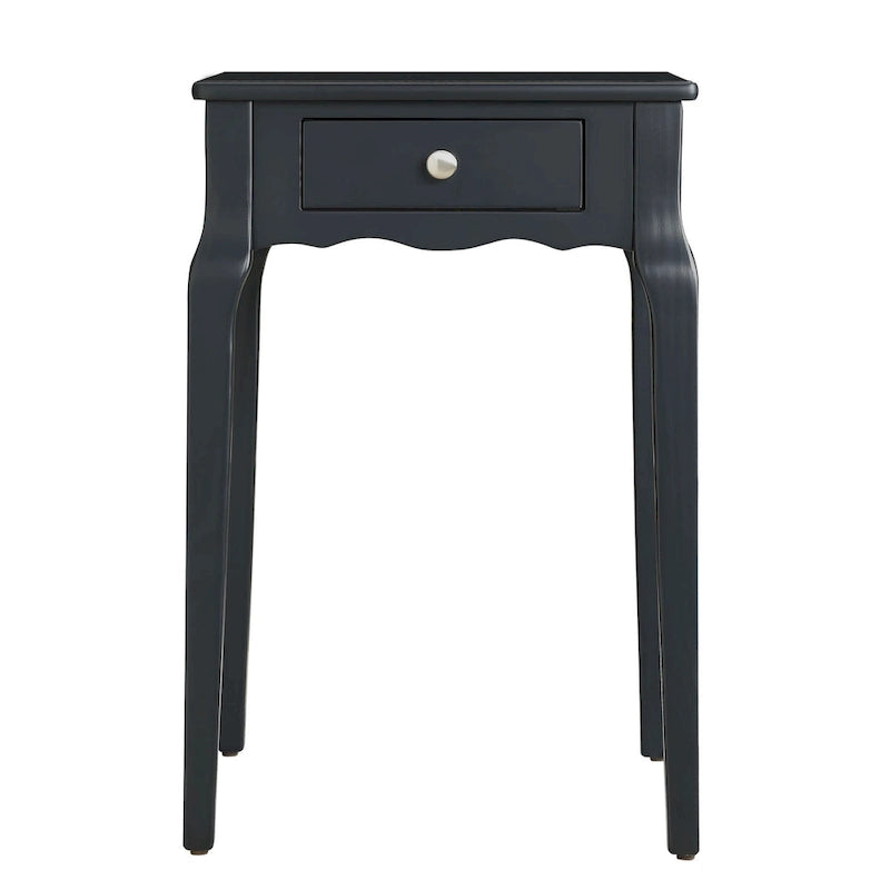Table d'appoint en bois à 1 tiroir Daniella