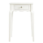 Table d'appoint en bois à 1 tiroir Daniella