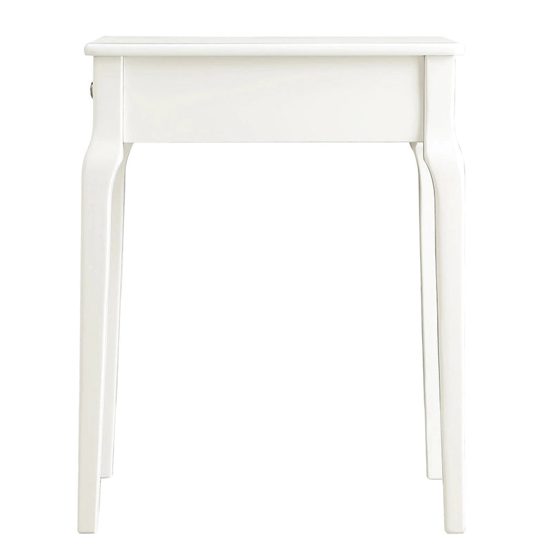 Table d'appoint en bois à 1 tiroir Daniella