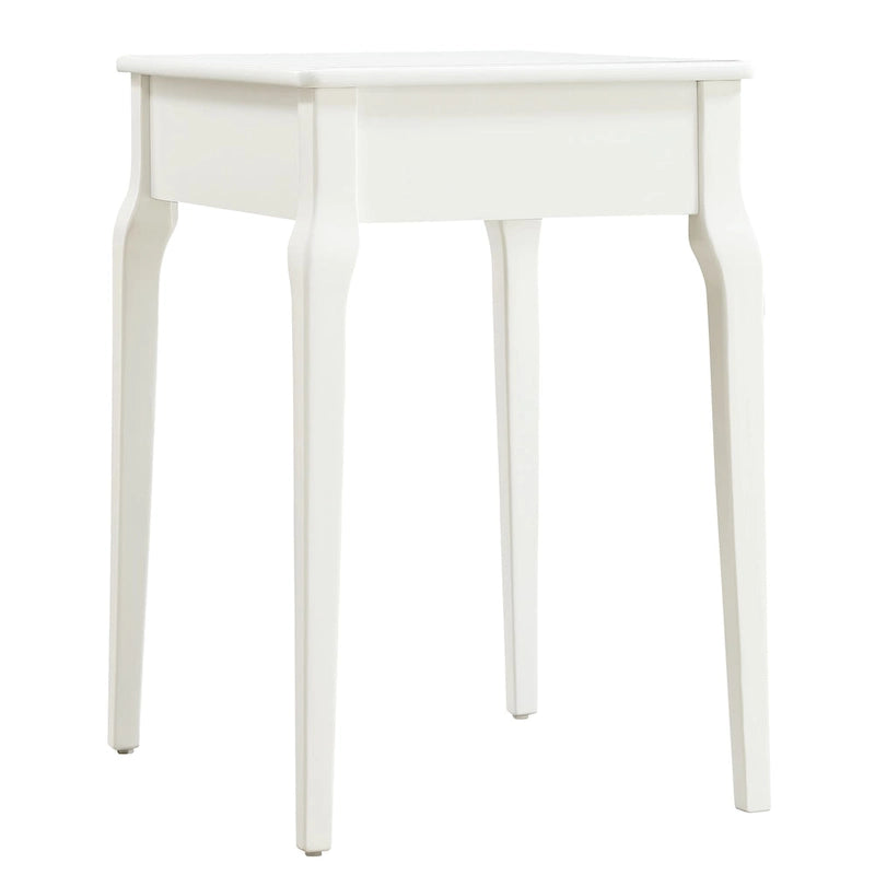 Table d'appoint en bois à 1 tiroir Daniella