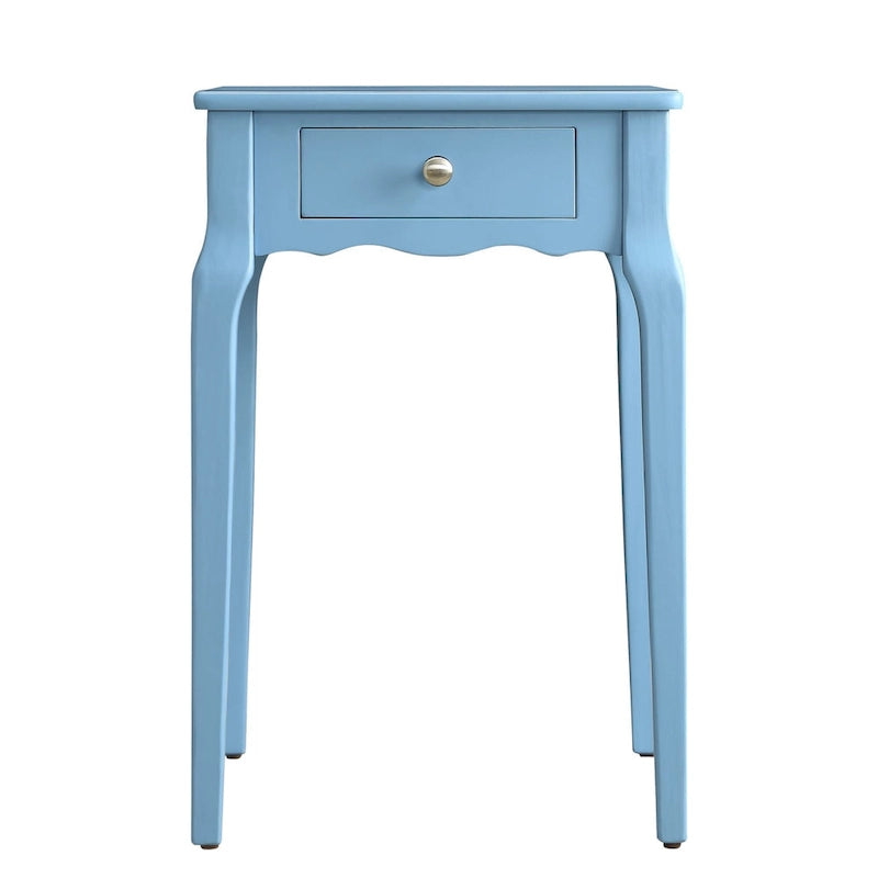 Table d'appoint en bois à 1 tiroir Daniella