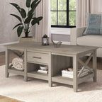 Table basse avec rangement et tiroirs