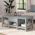 Table basse avec rangement et tiroirs