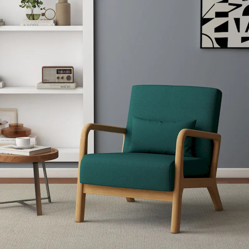 Fauteuil rembourré avec coussin Chaises d'appoint modernes - 25,8L x 28,7H x 32,3P