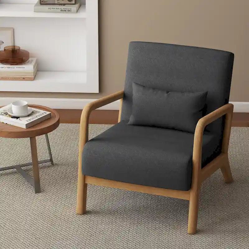Fauteuil rembourré avec coussin Chaises d'appoint modernes - 25,8L x 28,7H x 32,3P