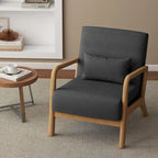 Fauteuil rembourré avec coussin Chaises d'appoint modernes - 25,8L x 28,7H x 32,3P