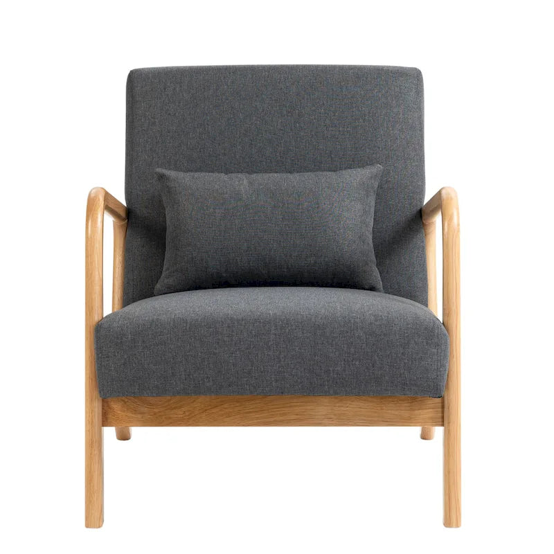 Fauteuil rembourré avec coussin Chaises d'appoint modernes - 25,8L x 28,7H x 32,3P