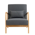 Fauteuil rembourré avec coussin Chaises d'appoint modernes - 25,8L x 28,7H x 32,3P