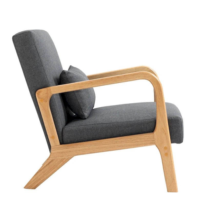Fauteuil rembourré avec coussin Chaises d'appoint modernes - 25,8L x 28,7H x 32,3P