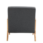 Fauteuil rembourré avec coussin Chaises d'appoint modernes - 25,8L x 28,7H x 32,3P