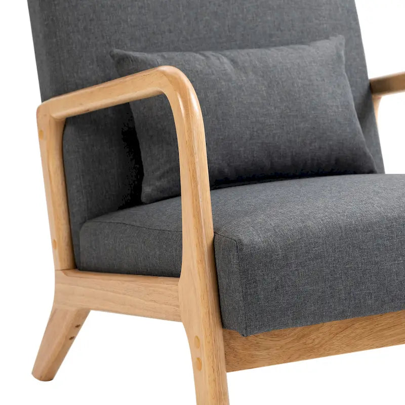 Fauteuil rembourré avec coussin Chaises d'appoint modernes - 25,8L x 28,7H x 32,3P