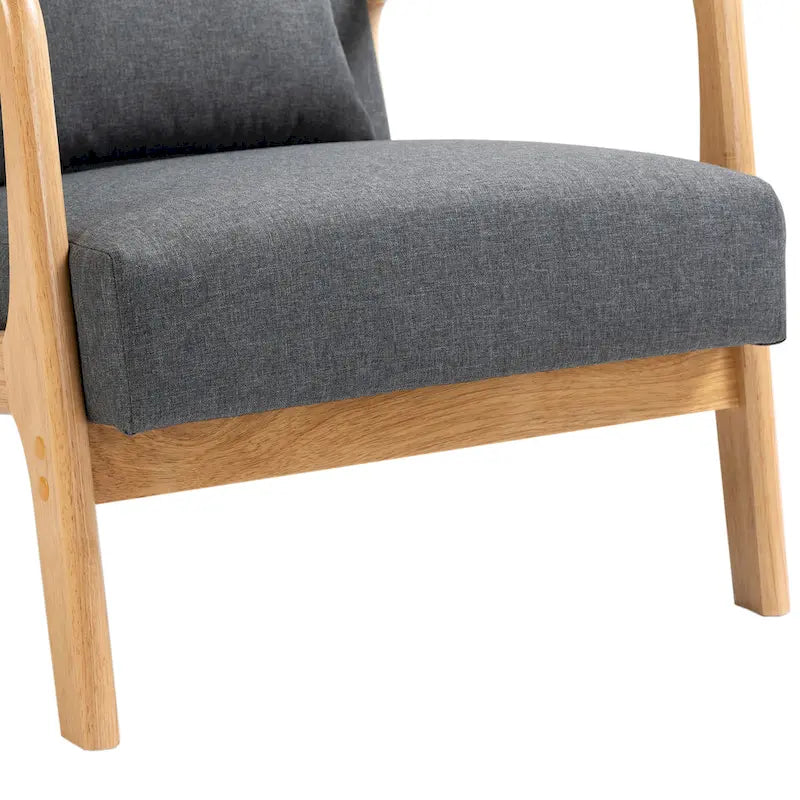 Fauteuil rembourré avec coussin Chaises d'appoint modernes - 25,8L x 28,7H x 32,3P