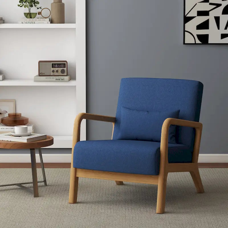Fauteuil rembourré avec coussin Chaises d'appoint modernes - 25,8L x 28,7H x 32,3P