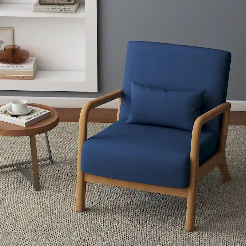 Fauteuil rembourré avec coussin Chaises d'appoint modernes - 25,8L x 28,7H x 32,3P