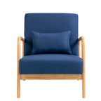 Fauteuil rembourré avec coussin Chaises d'appoint modernes - 25,8L x 28,7H x 32,3P