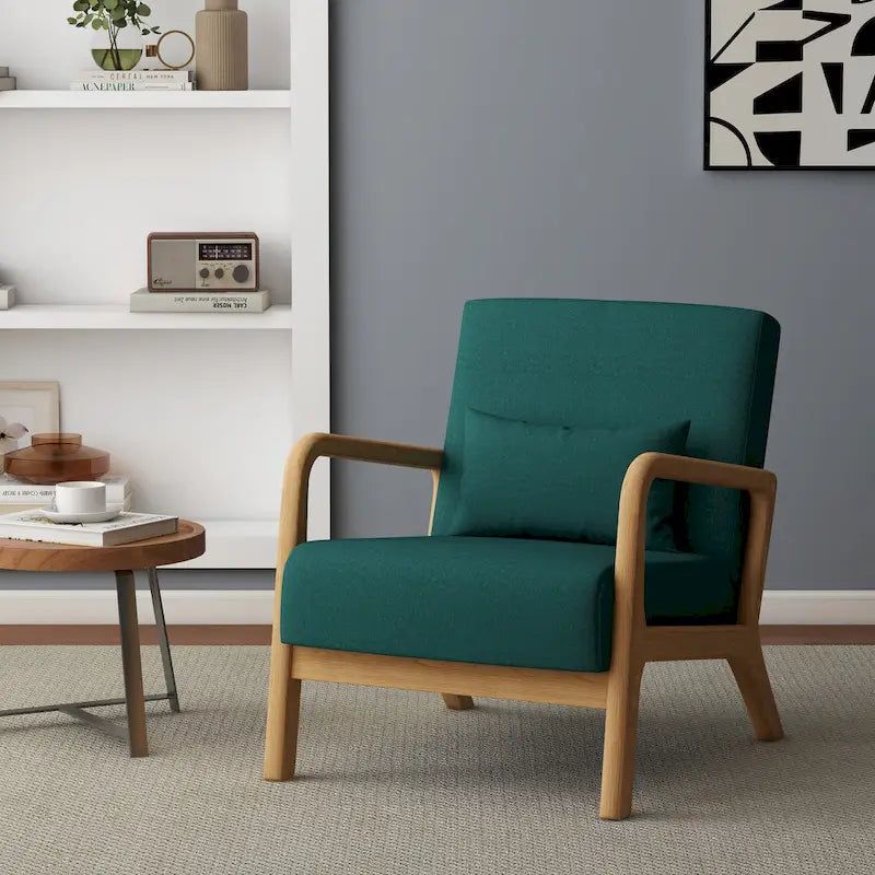 Fauteuil rembourré avec coussin Chaises d'appoint modernes - 25,8L x 28,7H x 32,3P
