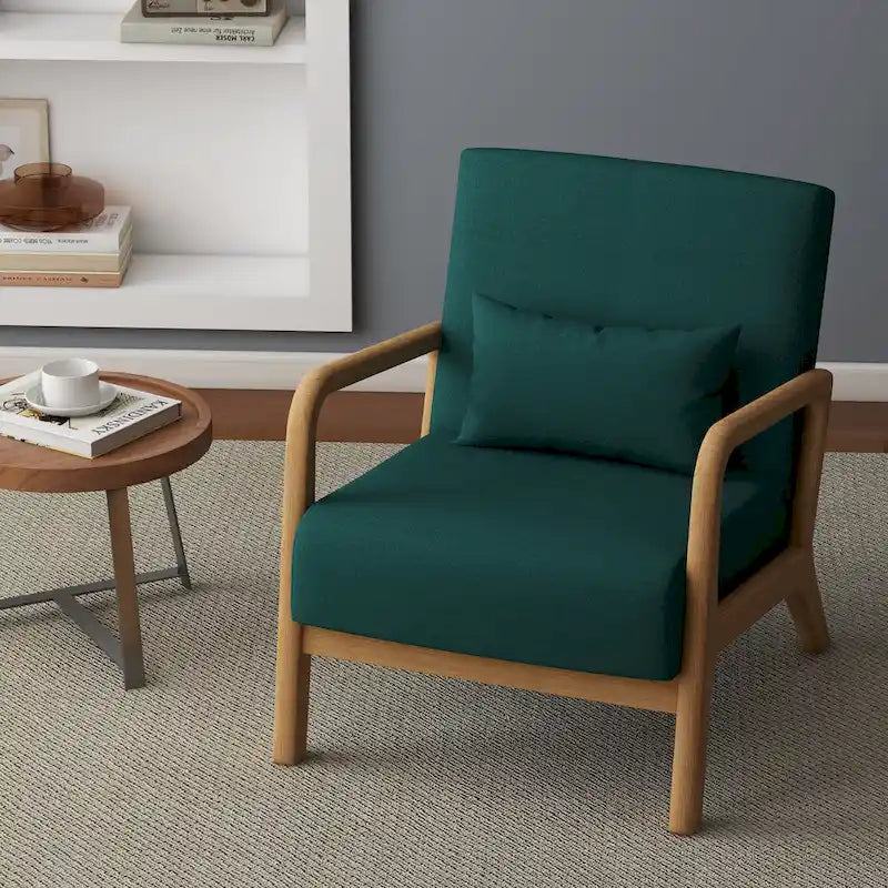 Fauteuil rembourré avec coussin Chaises d'appoint modernes - 25,8L x 28,7H x 32,3P