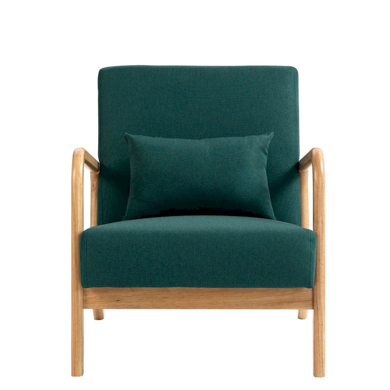 Fauteuil rembourré avec coussin Chaises d'appoint modernes - 25,8L x 28,7H x 32,3P
