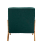 Fauteuil rembourré avec coussin Chaises d'appoint modernes - 25,8L x 28,7H x 32,3P