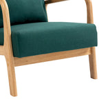 Fauteuil rembourré avec coussin Chaises d'appoint modernes - 25,8L x 28,7H x 32,3P