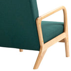 Fauteuil rembourré avec coussin Chaises d'appoint modernes - 25,8L x 28,7H x 32,3P
