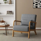 Fauteuil rembourré avec coussin Chaises d'appoint modernes - 25,8L x 28,7H x 32,3P