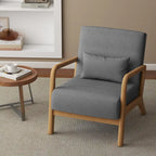 Fauteuil rembourré avec coussin Chaises d'appoint modernes - 25,8L x 28,7H x 32,3P