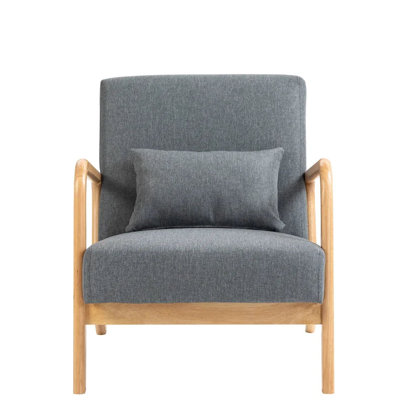 Fauteuil rembourré avec coussin Chaises d'appoint modernes - 25,8L x 28,7H x 32,3P