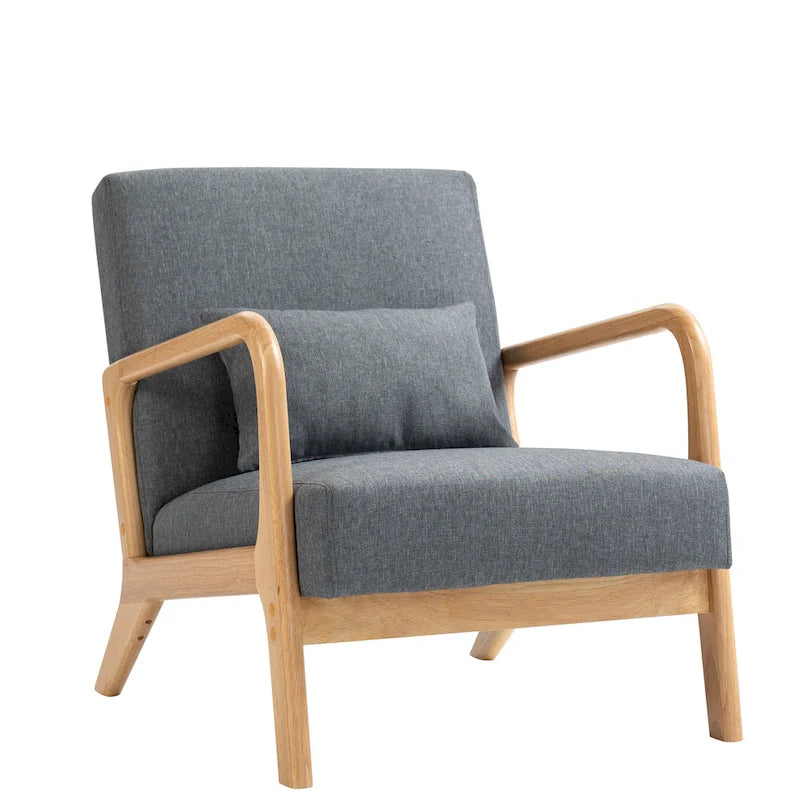 Fauteuil rembourré avec coussin Chaises d'appoint modernes - 25,8L x 28,7H x 32,3P