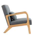 Fauteuil rembourré avec coussin Chaises d'appoint modernes - 25,8L x 28,7H x 32,3P