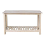Console/Table basse en bois massif Surrey